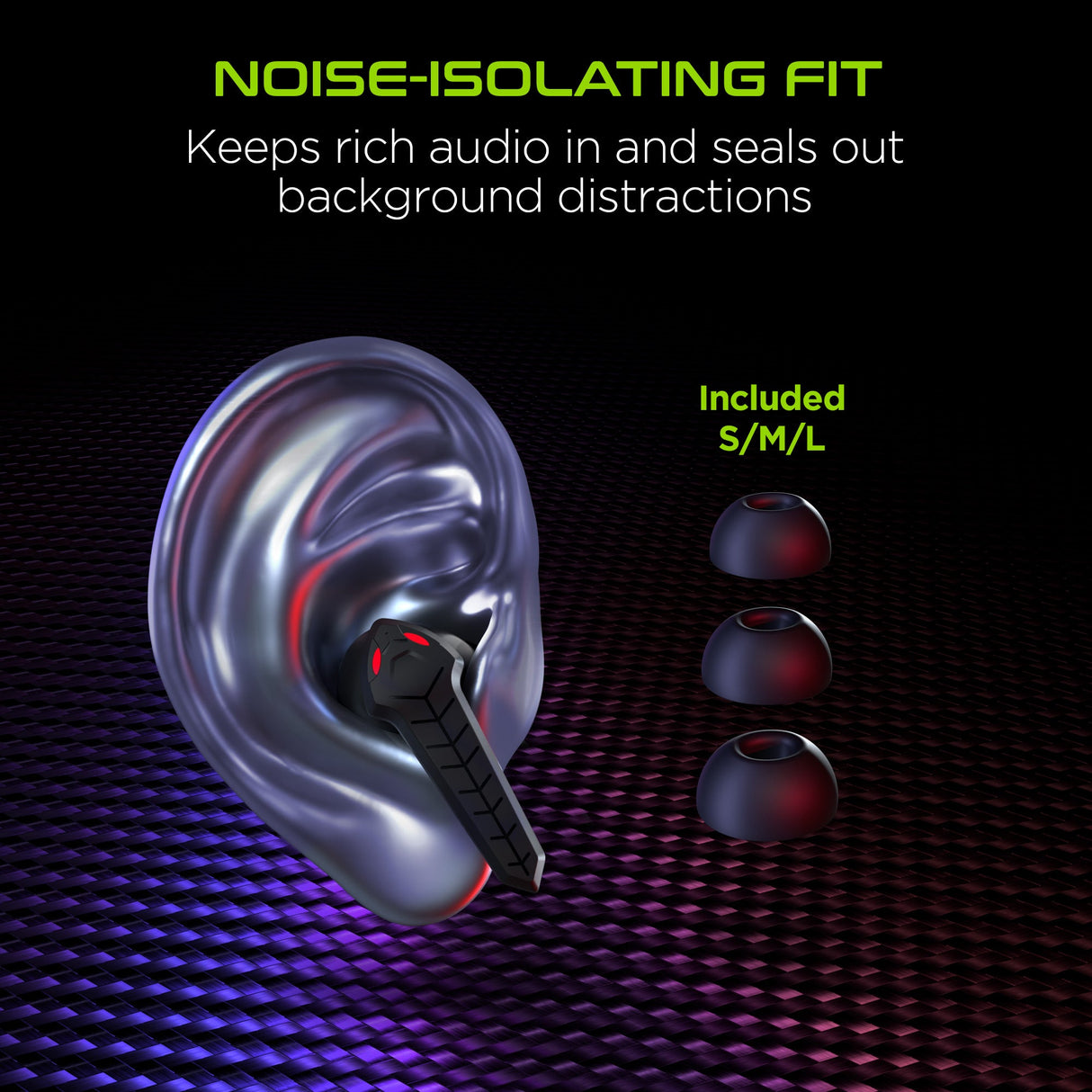 HyperGear CobraStrike True Wireless Gaming Earbuds with No Lag Audio from Jupiter Gear Home