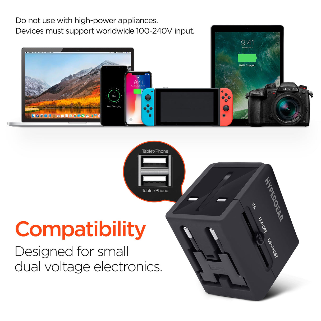 HyperGear All-in-one World Travel Adapter from Jupiter Gear Home