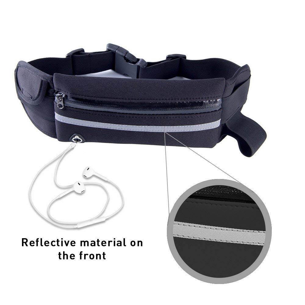JupiterGear Sports Running Belt and Travel Fanny Pack for Jogging, Cycling and Outdoors with Water Resistant Pockets from Jupiter Gear Home