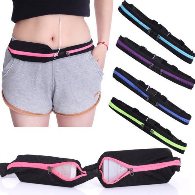 JupiterGear Dual Pocket Running Belt Sports and Travel Fanny Pack for Jogging, Cycling and Outdoors from Jupiter Gear Home