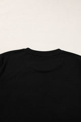 Black HOLLY JOLLY Vibes Christmas Crew Neck T Shirt from MsDressly