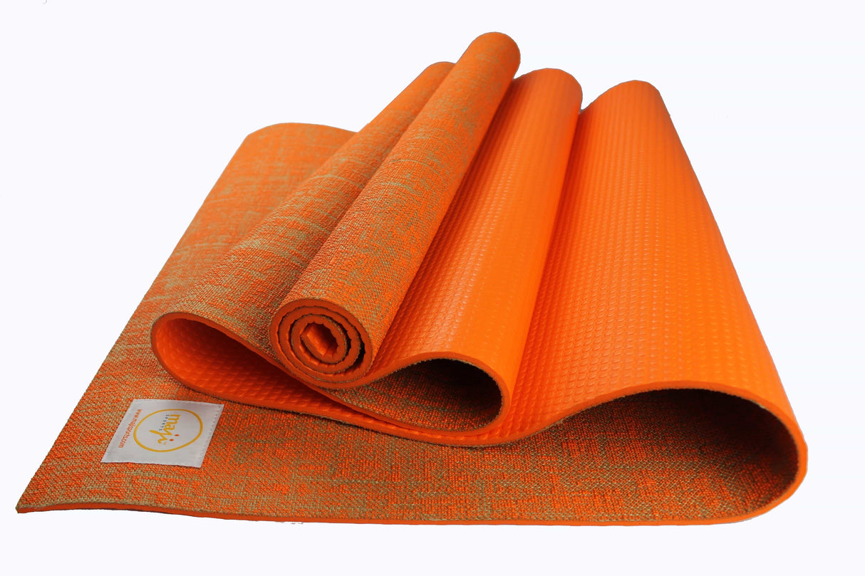 Maji Sports Jute Premium Eco Yoga Mat + Foot Massager  (7.5cm x 17.5cm) from Jupiter Gear Home