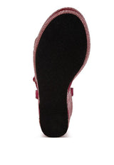 My Bliss Rhinestone Studded Wedge Sandals from My Pampered Life Seattle
