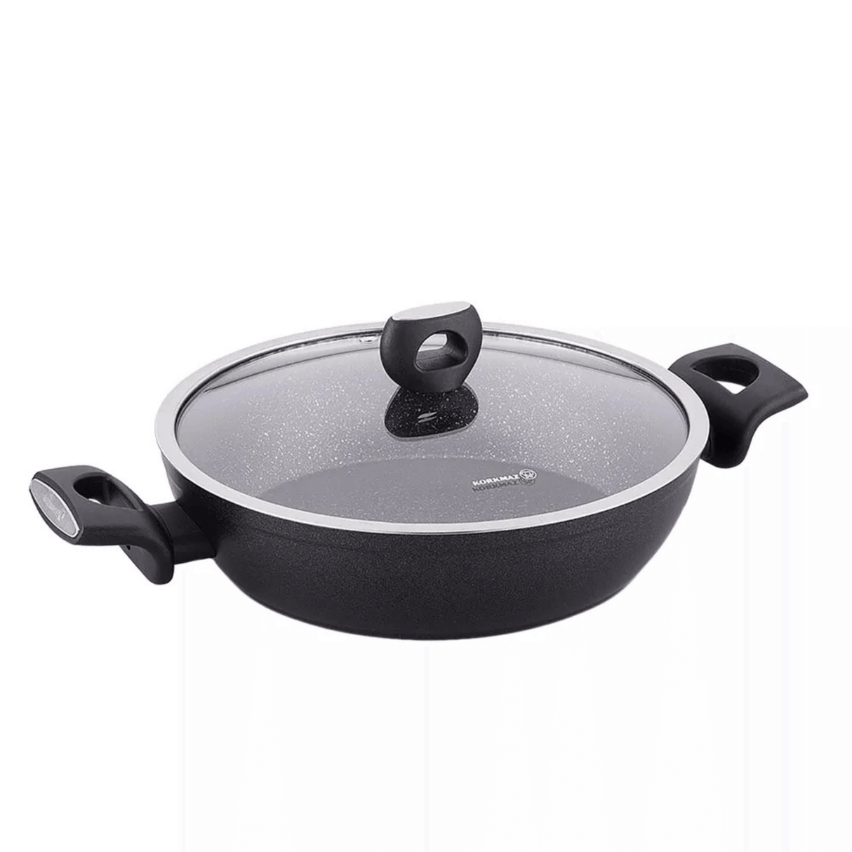 Korkmaz Nora Granita 2.2L Aluminum Non Stick Low Casserole Dish with Lid from Jupiter Gear Home