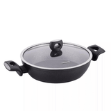 Korkmaz Nora Granita 2.2L Aluminum Non Stick Low Casserole Dish with Lid from Jupiter Gear Home