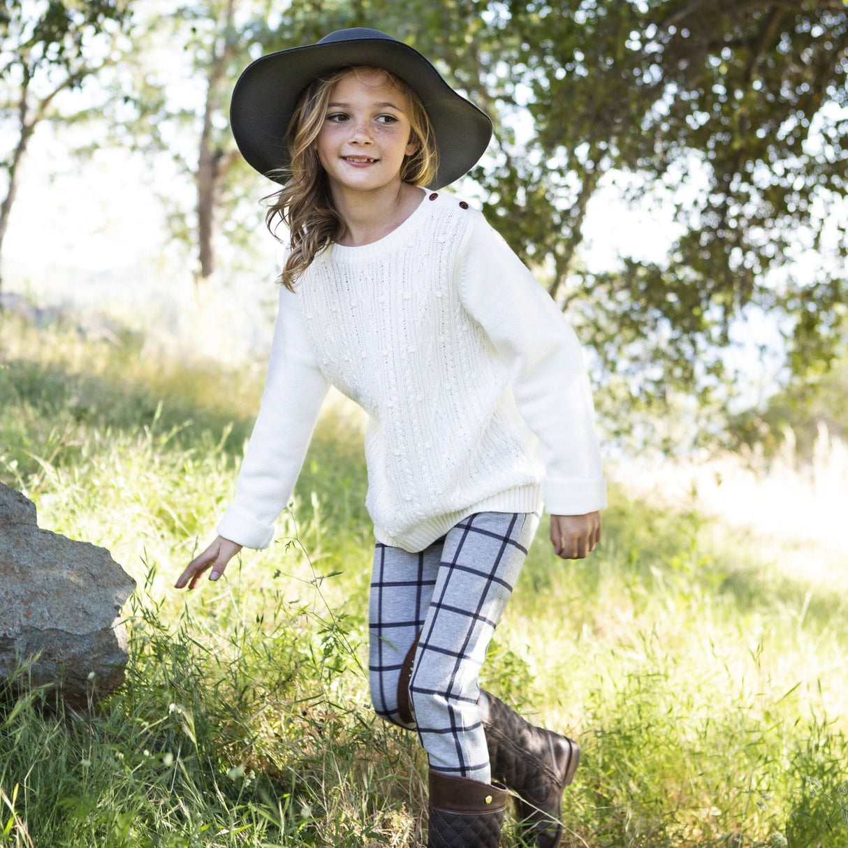 Cable Button Sweater - Baby Girl from Hope & Henry