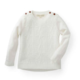 Cable Button Sweater - Baby Girl from Hope & Henry