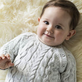 Organic Cable Knit Sweater Romper from Hope & Henry