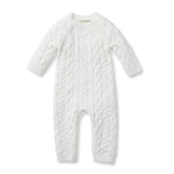 Organic Cable Knit Sweater Romper from Hope & Henry