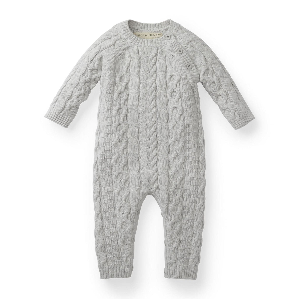 Organic Cable Knit Sweater Romper from Hope & Henry