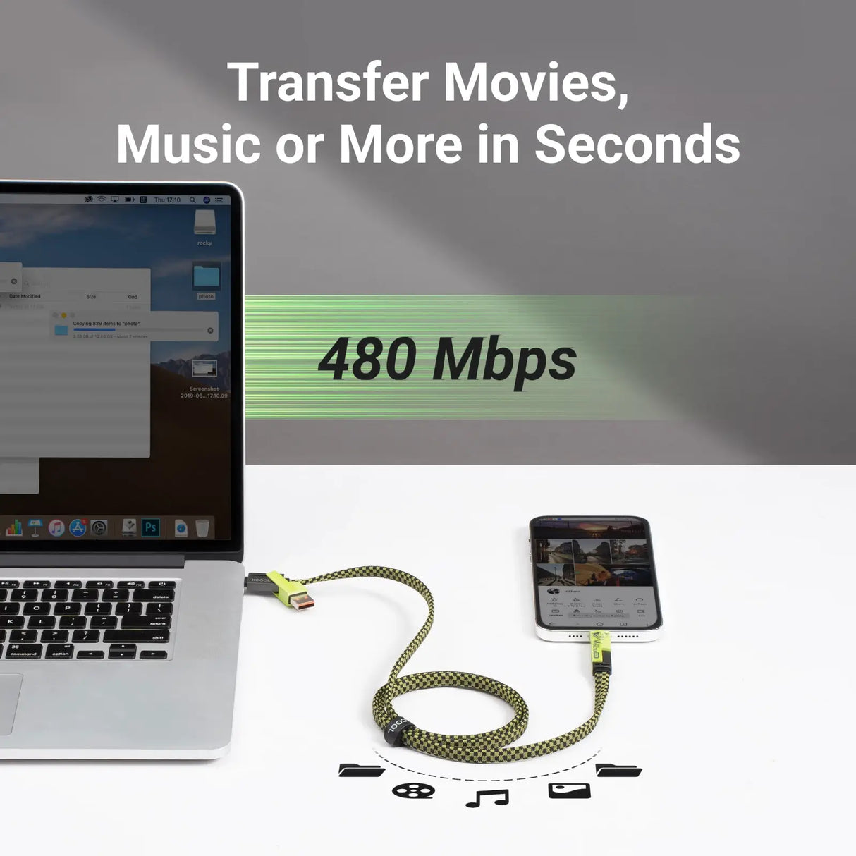xCool Cable Monster 4-in-1 100W USB-C Charging Cable with Interchangeable Connectors from Cool Gadget