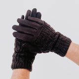 3 in 1 Cable Knit Gloves from Pretty Simple