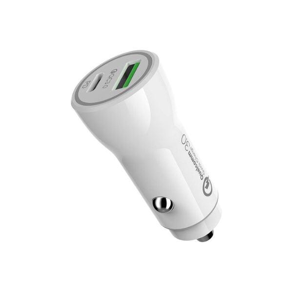 Compact USB C/A Car Adapter - pack of 12 from Mila Lifestyle Accessories