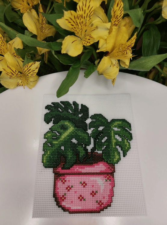 Cactus 108CS Counted Cross-Stitch Kit From Wizardi
