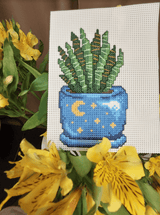 Cactus 108CS Counted Cross-Stitch Kit From Wizardi