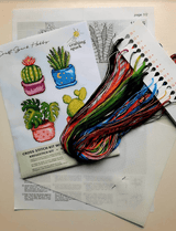 Cactus 108CS Counted Cross-Stitch Kit From Wizardi