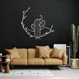 Cactus and Moon Metal Wall Decor from VITAHOME DESIGN LLC
