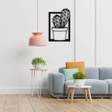 Cactus with Vase Metal Wall Art from VITAHOME DESIGN LLC