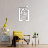 Cactus with Vase Metal Wall Art from VITAHOME DESIGN LLC