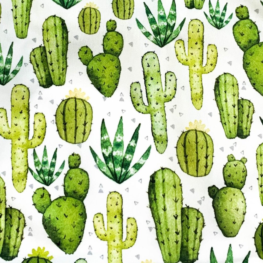 Desert Cactus Splash Mat - A Waterproof Catch-All for Highchair Spills and More! from BapronBaby