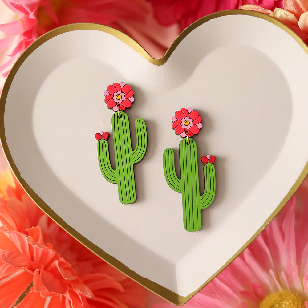 Saguaro Cactus Earrings from LE CHIC MIAMI