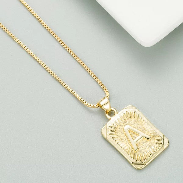 Classy Pendant Talia Initial Gold Letter Necklace from My Pampered Life Seattle
