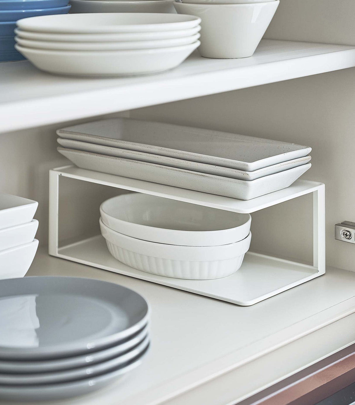 Two-Tier Cabinet Organizer - Steel from Yamazaki Home