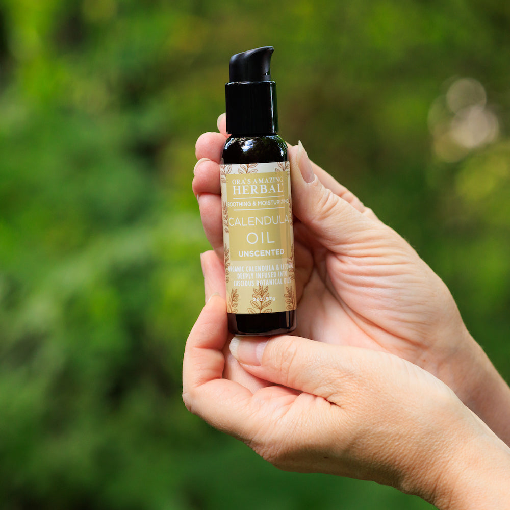 Calendula Oil with Licorice Root from Ora's Amazing Herbal