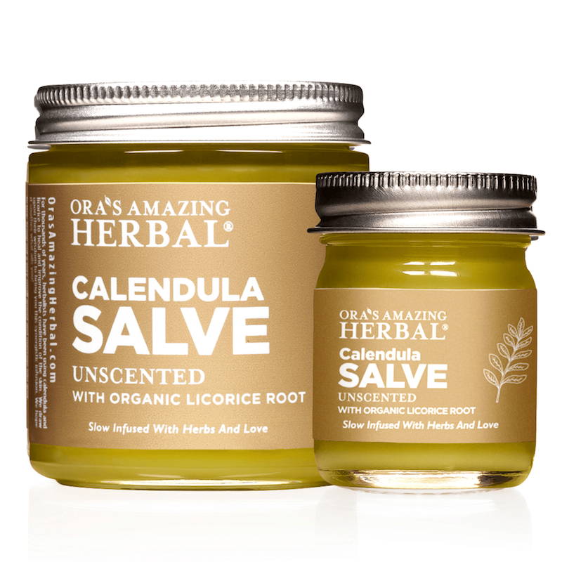 Calendula Salve, Coconut Free Salve with Licorice Root from Ora's Amazing Herbal