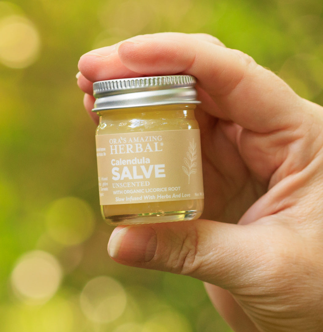 Calendula Salve, Coconut Free Salve with Licorice Root from Ora's Amazing Herbal