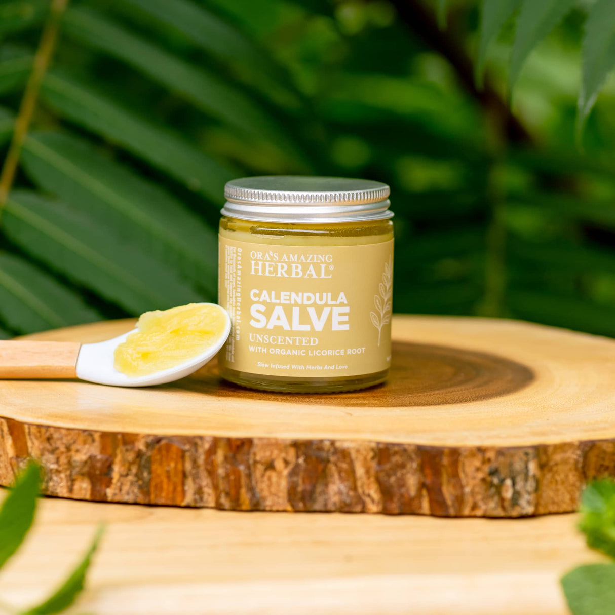 Calendula Salve, Coconut Free Salve with Licorice Root from Ora's Amazing Herbal