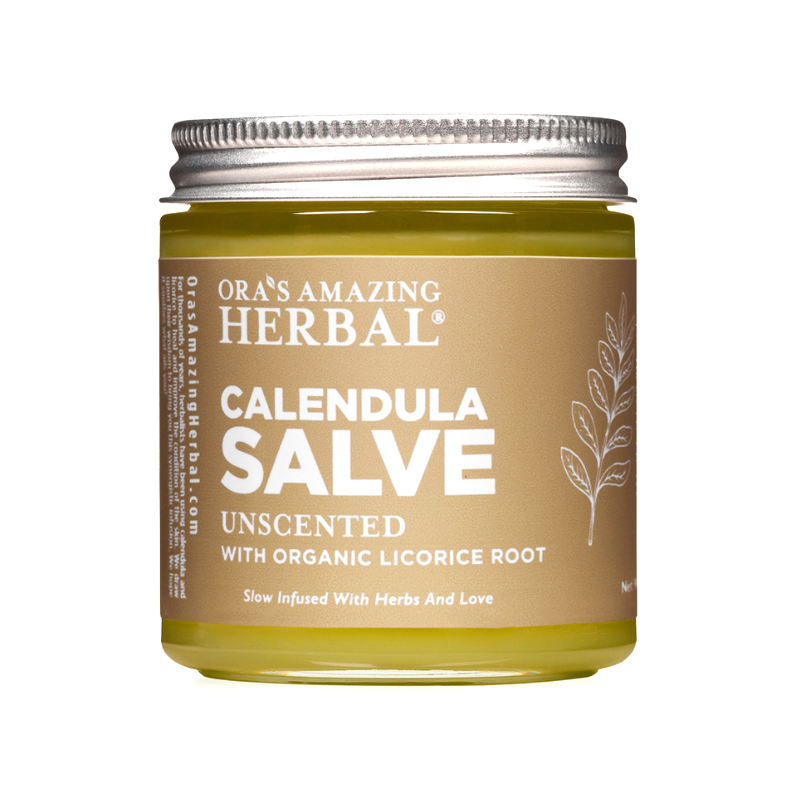 Calendula Salve, Coconut Free Salve with Licorice Root from Ora's Amazing Herbal