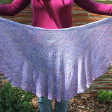 Calico Scallop Shawl Knitting Pattern from Darn Good Yarn