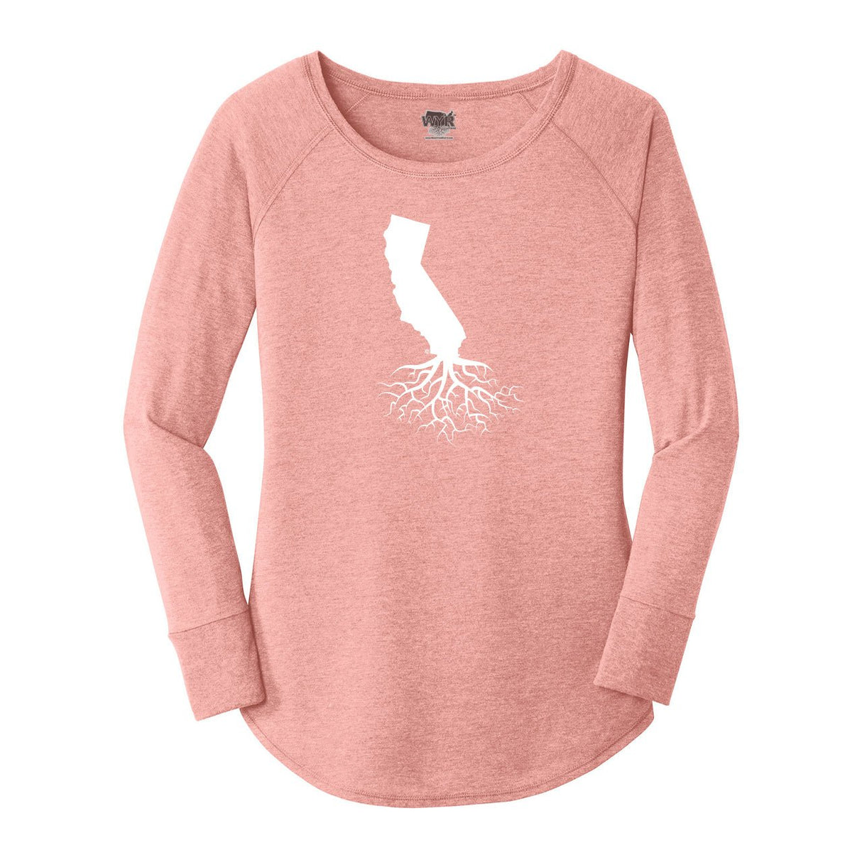 California Women's Long Sleeve Tunic Tee from WYR