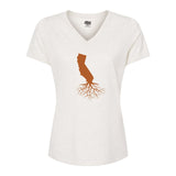 California Women's V-Neck Tee from WYR