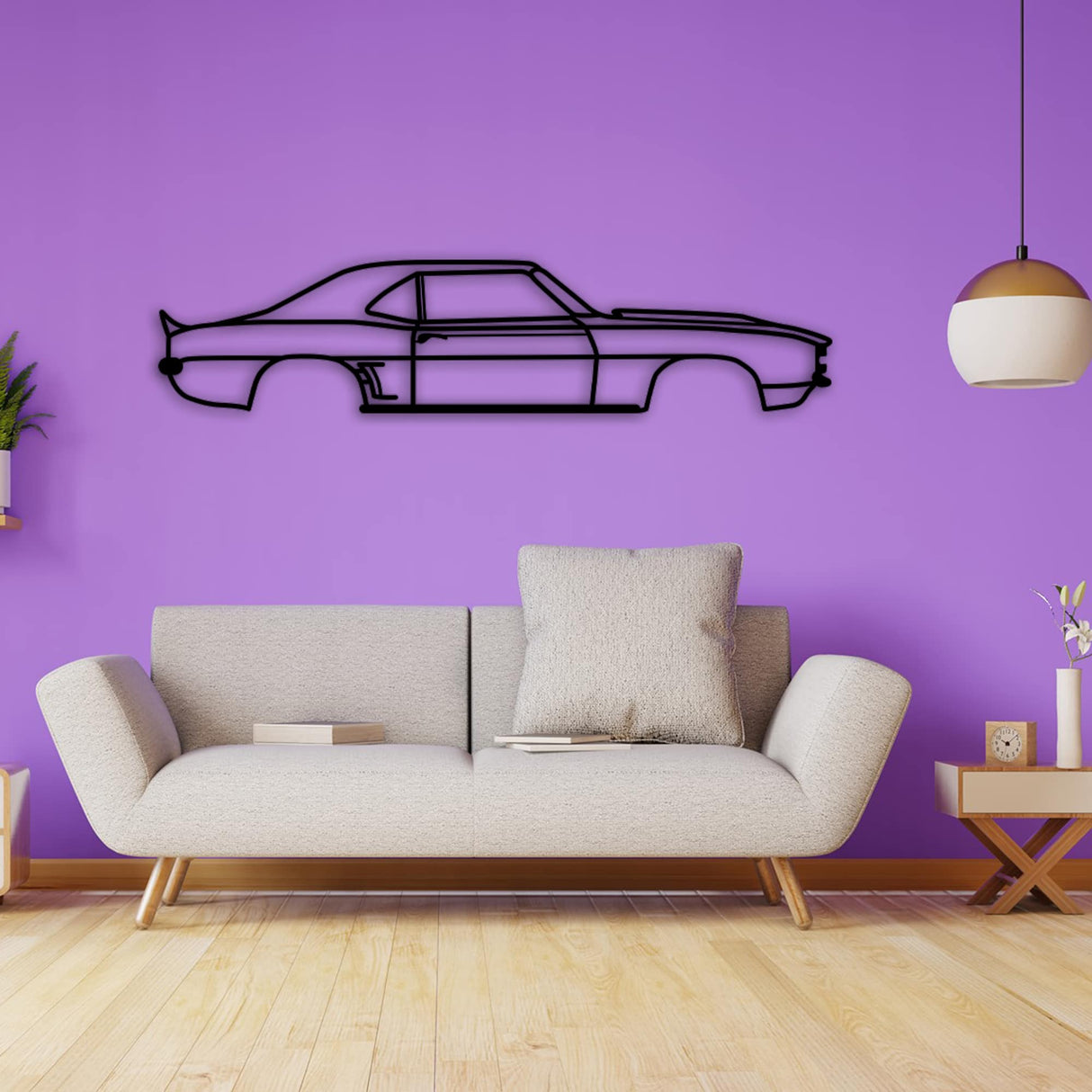 CAMARO 1969 Car Silhouette from VITAHOME DESIGN LLC