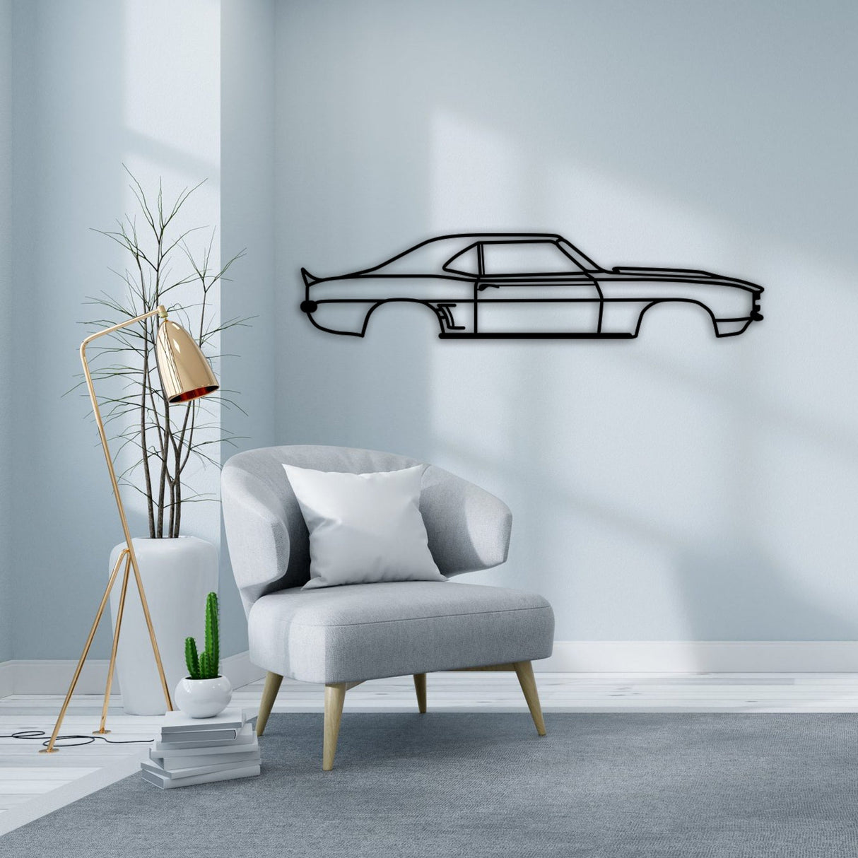 CAMARO 1969 Car Silhouette from VITAHOME DESIGN LLC