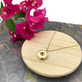 Shell Casing Pendant Necklace from SLATE + SALT