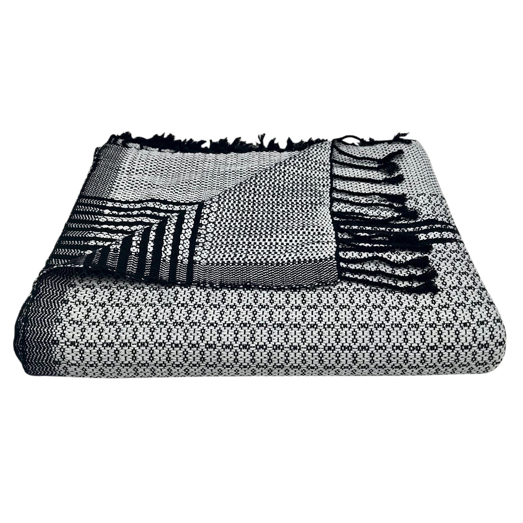 Cambodian Handloom Tapestry Throw from SLATE + SALT