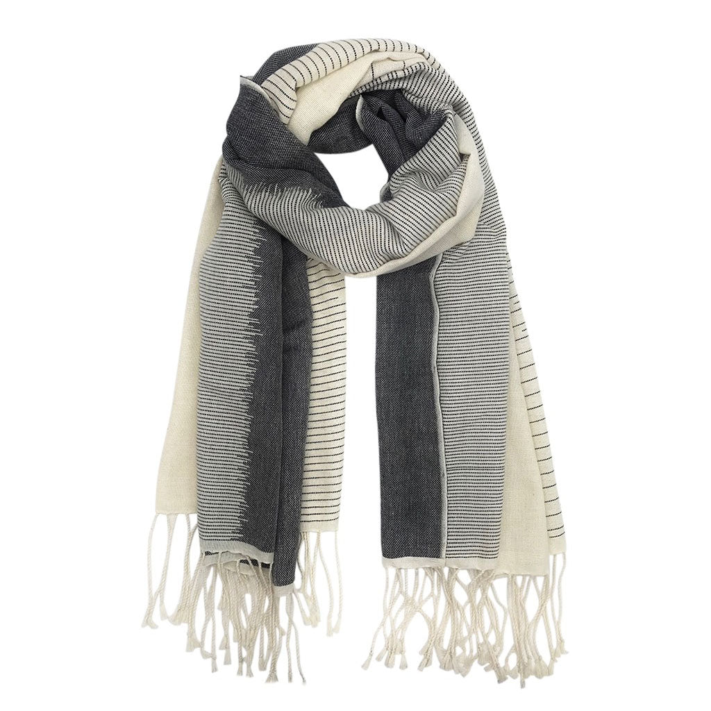 Striped Organic Cotton Scarf from SLATE + SALT