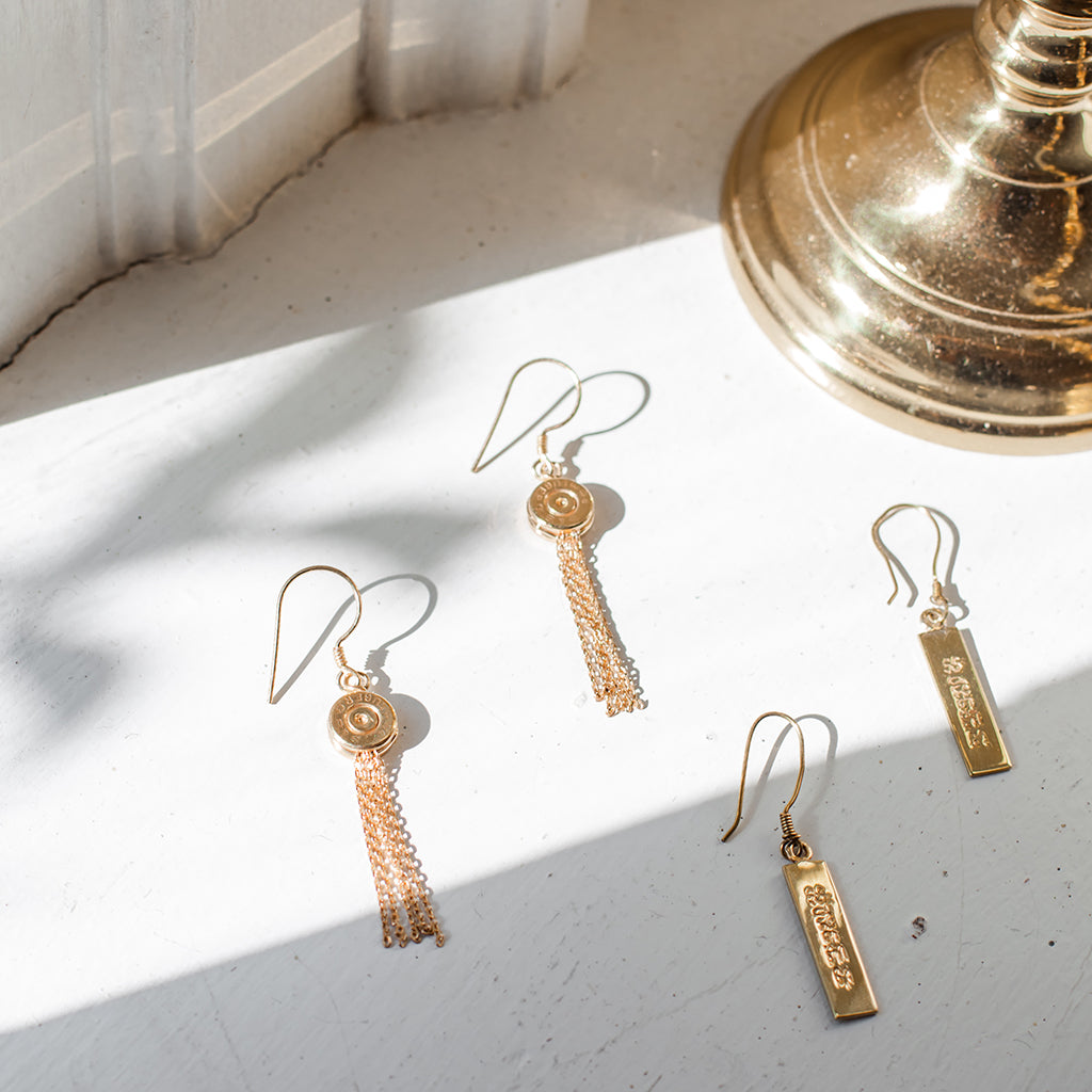 Bullet Tassel Earrings from SLATE + SALT