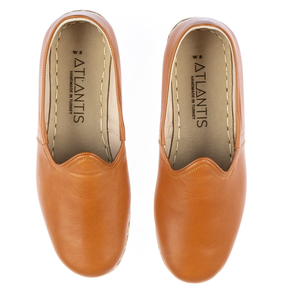 Men's Cocoa Brown Slip On Shoes from Atlantis Handmade Shoes