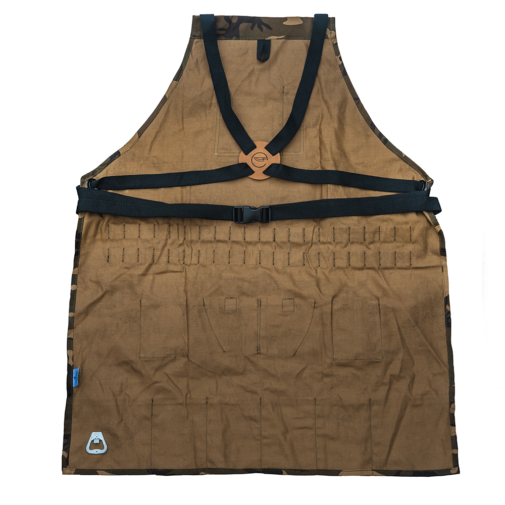 Camo Cotton BBQ Utility Apron From The Cooking Guild