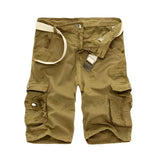 Military Camouflage Denim Cargo Shorts Strap from Kawaii Stop