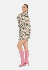 Camouflage Print Shacket from London Rag International