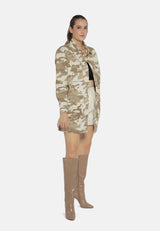 Camouflage Print Shacket from London Rag International