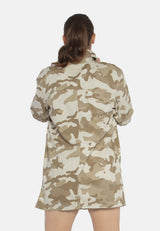 Camouflage Print Shacket from London Rag International