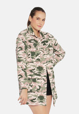 Camouflage Print Shacket from London Rag International
