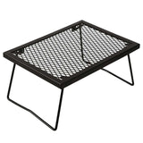 Portable Heavy Duty Folding Steel Campfire Grill Grate for Outdoor Cooking, Black From Redcamp