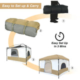 Camping Cube 10'x10' Tent for Pop Up Canopy (Canopy & Frame NOT Included) From Redcamp